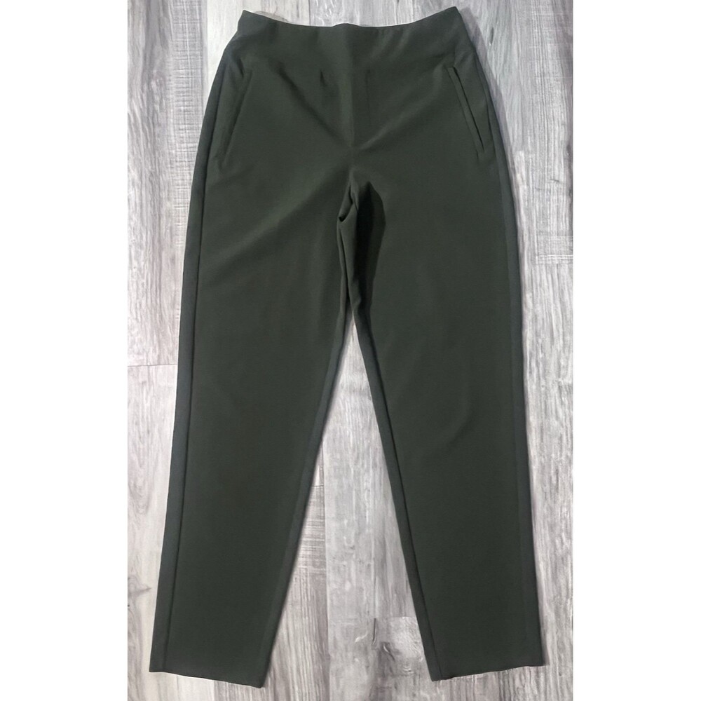 Athleta Women’s Size 10 Tall Endless High Rise Travel Pant Dark Green Pockets